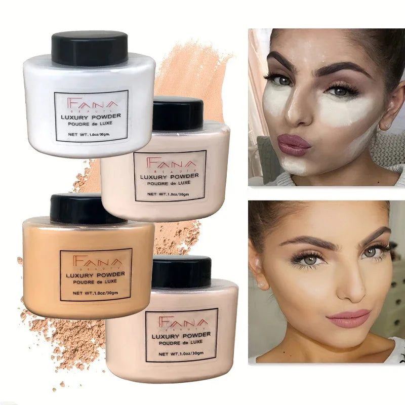 Loose Setting Powder Foundation – Oil-Control Banana Formula