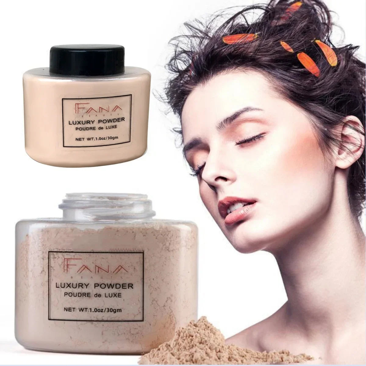 Loose Setting Powder Foundation – Oil-Control Banana Formula